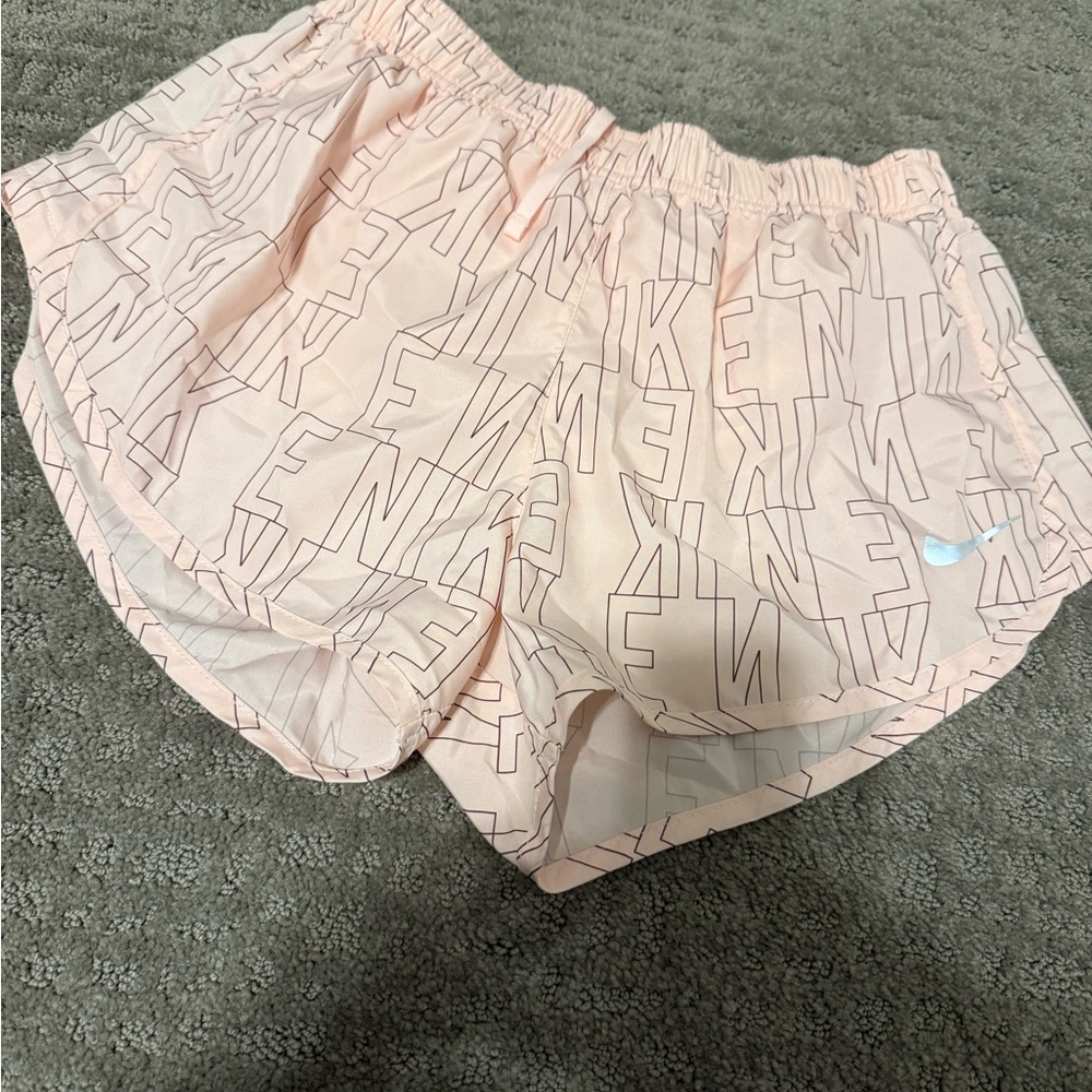 Nike Light Pink Running Shorts